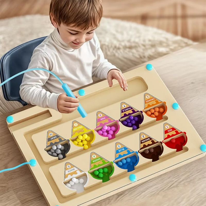 Kids Education Number - Ice Cream Magnetic Color and Number