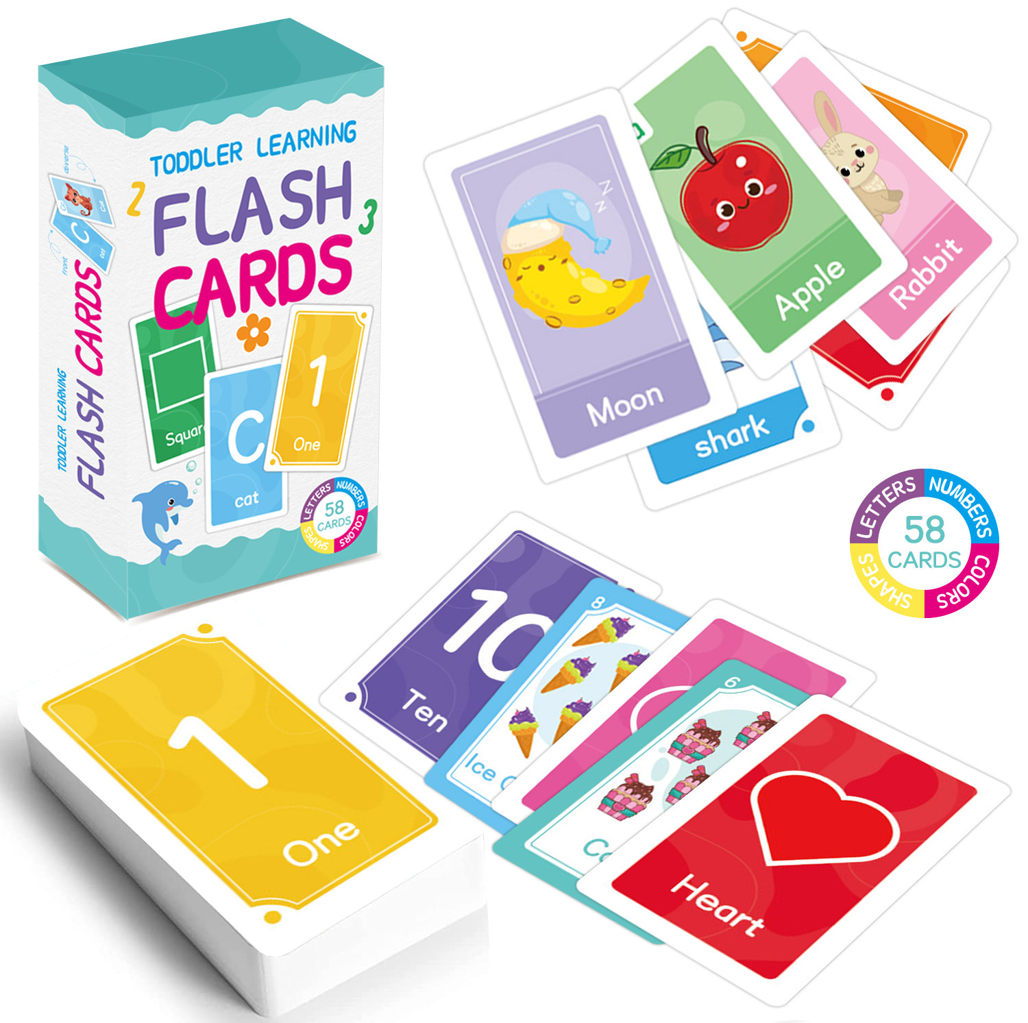 58 Pcs ABC Alphabet Flashcards - đánh giá và giá Abc Kids Early Education