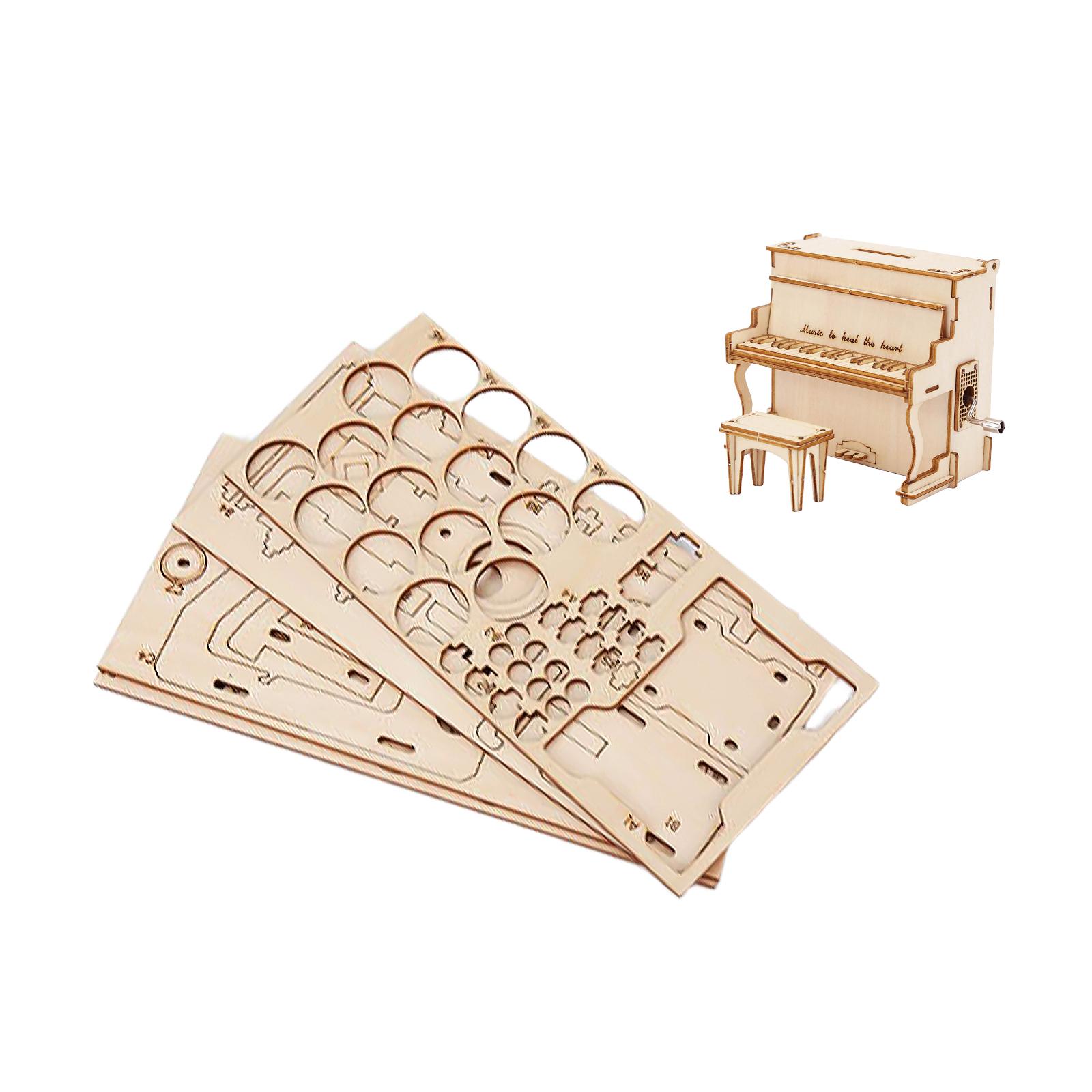 DIY Wooden Piano Music Box Puz - đánh giá và giá Kids Education Rhymes
