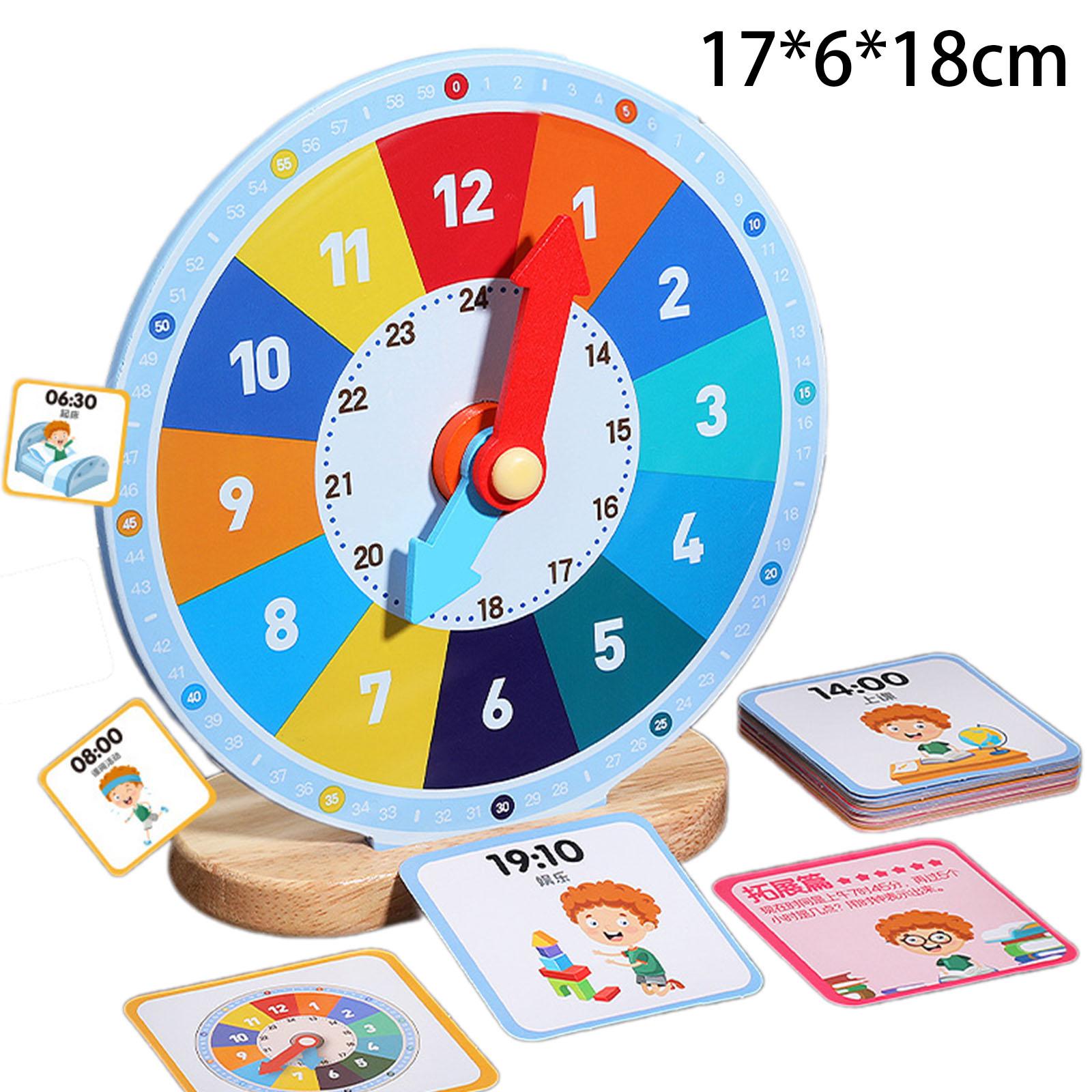 Wooden Education Clock Learnin - đánh giá và giá Kids Education Number