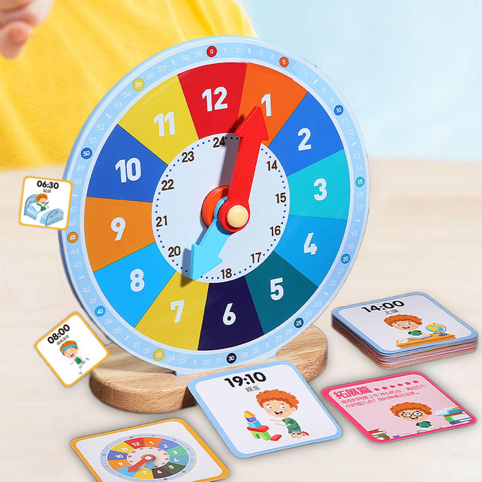 Wooden Education Clock Learnin - đánh giá và giá Kids Education Number